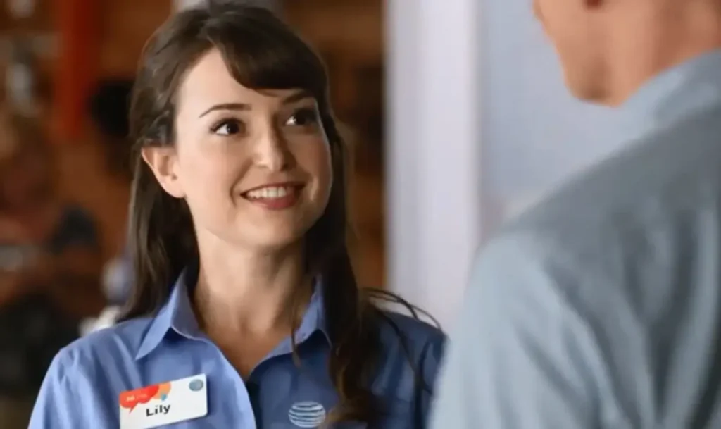 Milana Vayntrub as Lily for AT&T