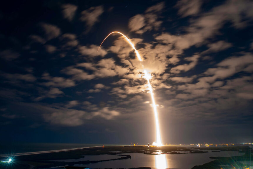 SpaceX Launches Falcon 9 Rocket Carrying Starlink Satellites